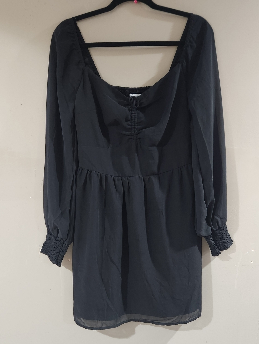Hollister Sweetheart Black Dress Mini Size L